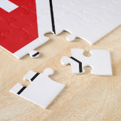 Laos Traffic STOP Sign ⚠ YOOT in Laotian Language ジグソーパズル (側面)