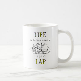 Lapの写真では猫の方がライフカスタムは良い コーヒーマグカップ