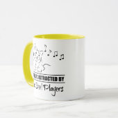 Lapスチールを使用すると、気が散りやすい不思議な猫 マグカップ (正面左)