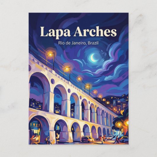 Lapa Arches Brazil ポストカード (正面)