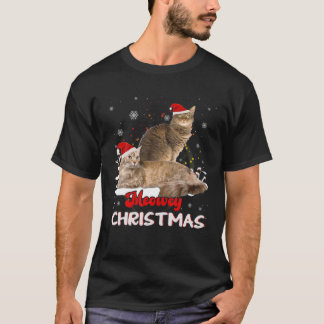Laperm Cat Owner Christmas Xmas Cat Lover Tシャツ