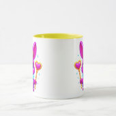 Lapin cape et couronne  マグカップ (中央)