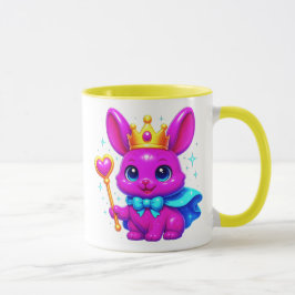 Lapin cape et couronne マグカップ