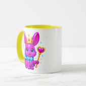 Lapin cape et couronne  マグカップ (正面左)