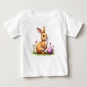 Lapin de Pâques ベビーTシャツ (正面)