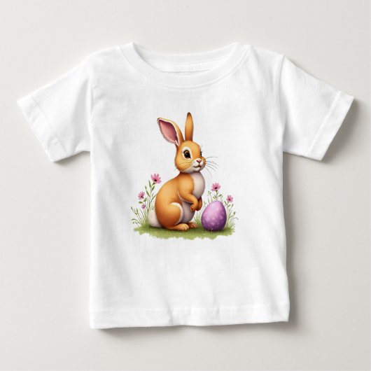 Lapin de Pâques ベビーTシャツ (正面)