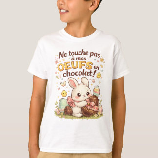 Lapin de Pâques mignon – Ne touche pas à mes œufs  Tシャツ