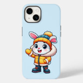Lapin mignon en hiver Case-Mate iPhoneケース (裏面)