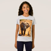 Lapin Photographe et Boxer en Safari – Aventure en Tシャツ (正面フル)