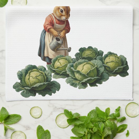 Lapine aux choux キッチンタオル (折り畳み)