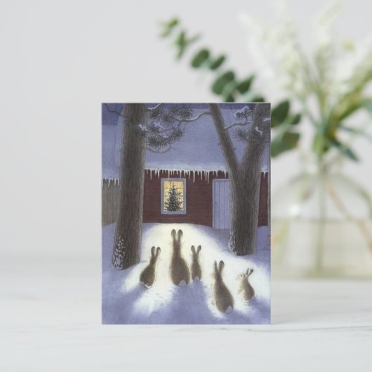 Lapins de Noël ポストカード (スタンド正面)