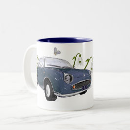 Lapis Grey Figaro coffee mug ツートーンマグカップ