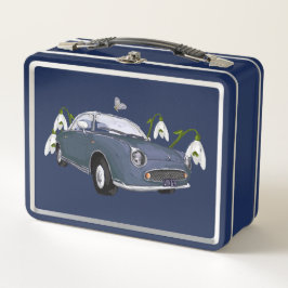 Lapis Grey Figaro lunch box メタルランチボックス