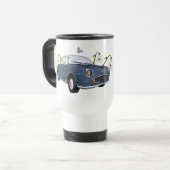 Lapis Grey Figaro travel mug - reisbeker トラベルマグ (正面左)