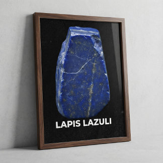 Lapis Lazuli Gemstone ポスター