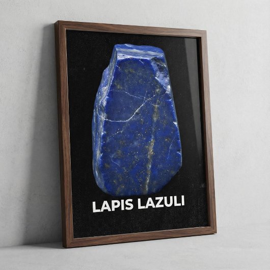Lapis Lazuli Gemstone ポスター