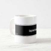 Lapisblau コーヒーマグカップ (正面左)