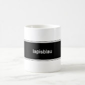 Lapisblau コーヒーマグカップ (中央)