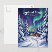 Lapland Finland ポストカード (正面/裏面)
