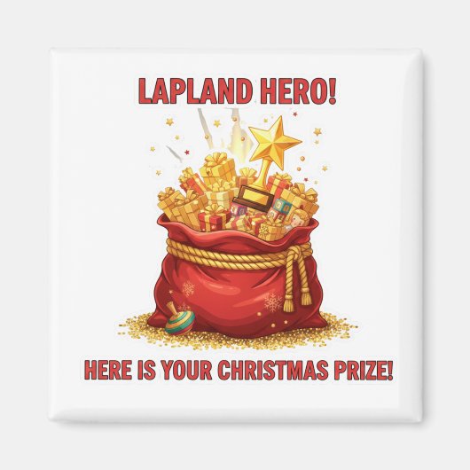 Lapland Hero Christmas Prize Reward Motivation Mag マグネット (正面)