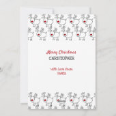 Lapland Kidsからの特別パーソナライズされた配信 シーズンカード (裏面)