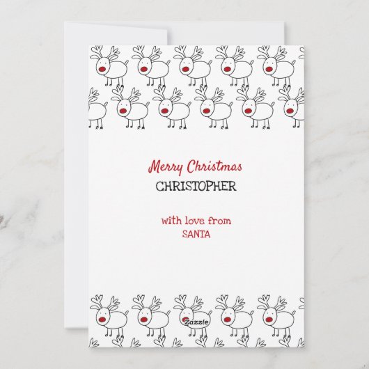 Lapland Kidsからの特別パーソナライズされた配信 シーズンカード (裏面)