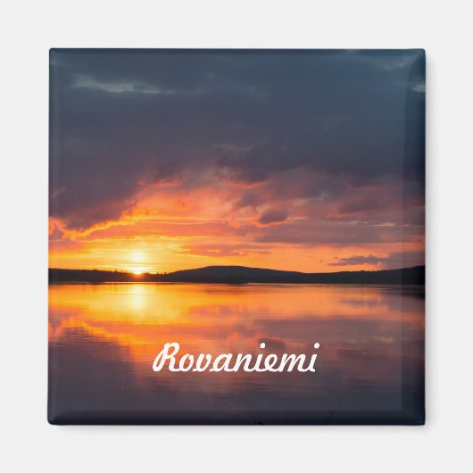 Lapland Sunset マグネット (正面)