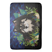 LAPPY BLISS青い波クレートまたはバスマット バスマット (正面縦)