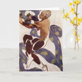 L'Apresミディのd'un Faune カード (黄色い花)