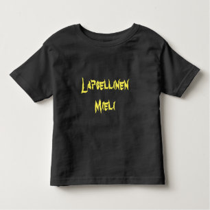 Lapsellinen Mieli – フィンランド語で子供っぽい心 トドラーTシャツ