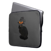 Laptop Case Cat Halloween  ラップトップスリーブ (正面左)