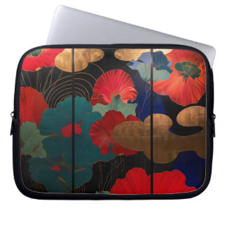 laptop case Japanese style flower ラップトップスリーブ