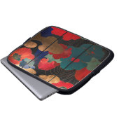 laptop case Japanese style flower ラップトップスリーブ (正面下部)
