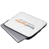 Laptop Case - White ラップトップスリーブ (正面下部)