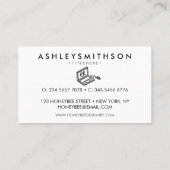 Laptop computer tech it technology seo specialist 名刺 (裏面)