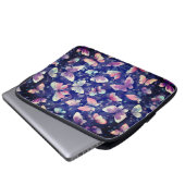 Laptop Sleeve 10"- 15" butterfly pattern ラップトップスリーブ (正面下部)