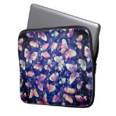 Laptop Sleeve 10"- 15" butterfly pattern ラップトップスリーブ (正面左)