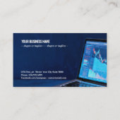 Laptop with Financial Charts g432 名刺 (裏面)