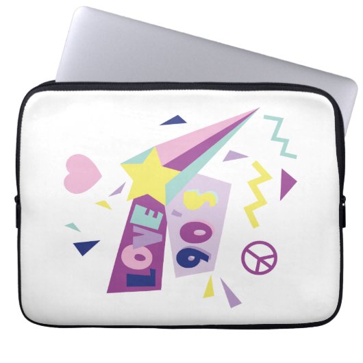 Laptophülle "crazy 90s" ラップトップスリーブ (正面)