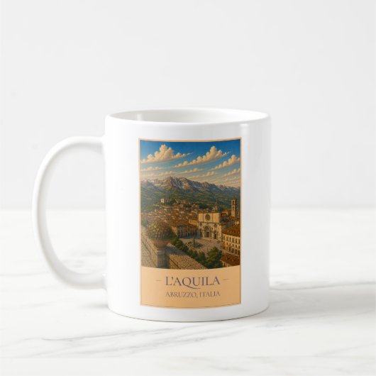 L'Aquila コーヒーマグカップ (左)