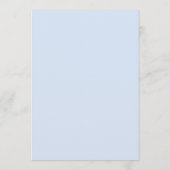 LAQUITA polar bear Baby Shower sign for Priyanka 招待状 (裏面)