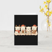 Lar Bears Kids Boys Girls Christmas Lar Bears  カード (黄色い花)