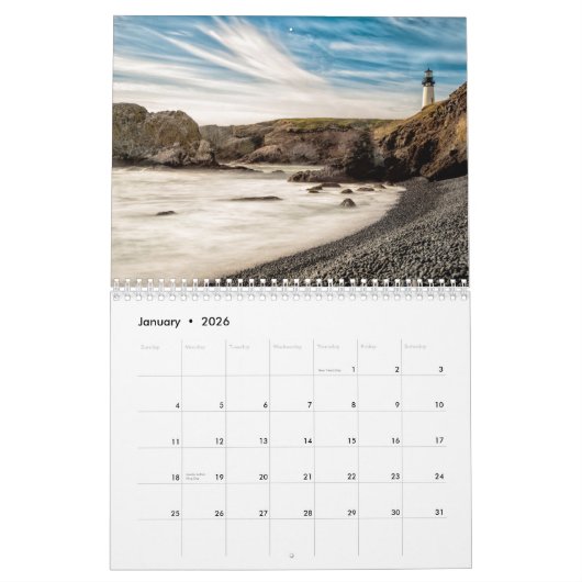 Lara Ellisの写真撮影の景色 カレンダー (1月 2026)