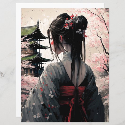 Lara Japan - Papierblatt (正面/裏面)