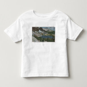 Laramie、WY -湖MarieおよびUnioのSnowyの範囲 トドラーTシャツ