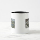 Laramie, WY - Lake Marie and Snowy Range on Unio マグカップ (中央)