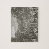 L'Arc de Triomphe、バーセイルズ(版木、銅版、版画) ジグソーパズル (縦)