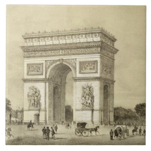 L'Arc de Triomphe、Auguste Bryが刻むパリ タイル