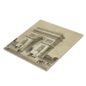 L'Arc de Triomphe、Auguste Bryが刻むパリ タイル (側面)