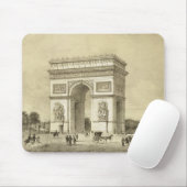 L'Arc de Triomphe、Auguste Bryが刻むパリ マウスパッド (マウス)